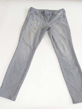 Athleta Women's Sculptek Skinny Jeans Size 8 Gray Mid Rise 29" Inseam Stretch